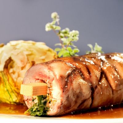 Agnello ripieno con ricotta e broccoli
