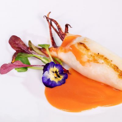 Antipasto con calamaro ripieno