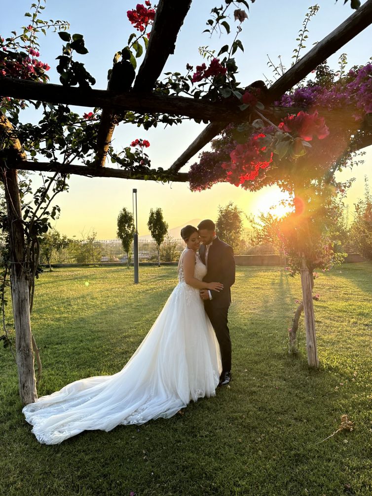 Sposi al tramonto